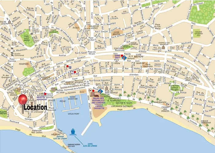 Maisonnette Bas Suquet, 200m Plages, 700m Palais, Au Calme * كان